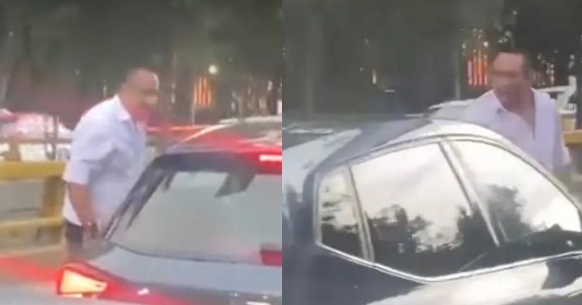 Lord Churubusco Conductor agrede a automovilista en CDMX